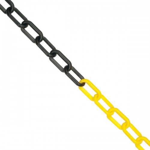 6mm Chain 25M Yellow/Black