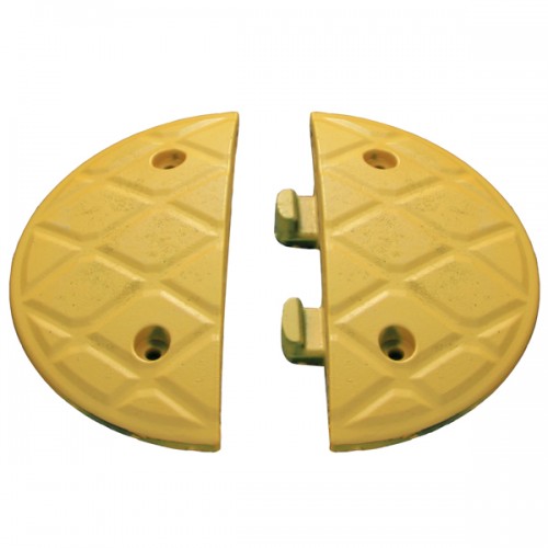 Jumbo 5cm End Caps Yellow (Pair)