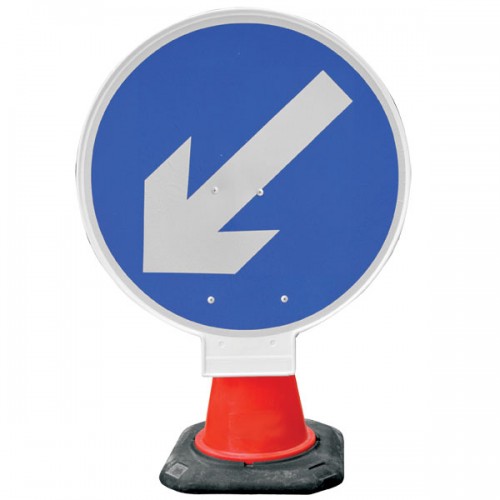 Portacone Sign | Road Keep Left | PACK OF 5