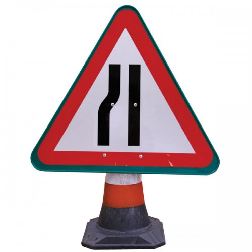 Portacone Sign | Road Narrows Left | PACK OF 5