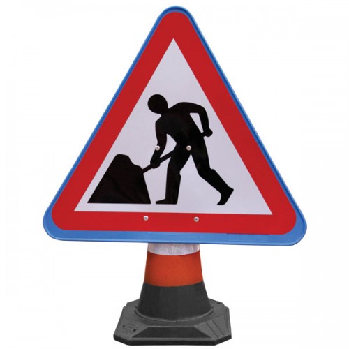 Portacone Sign | Road Works | PACK OF 5