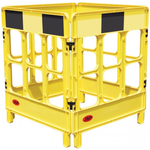 Workgate 3 Gate Yellow With Black Panel