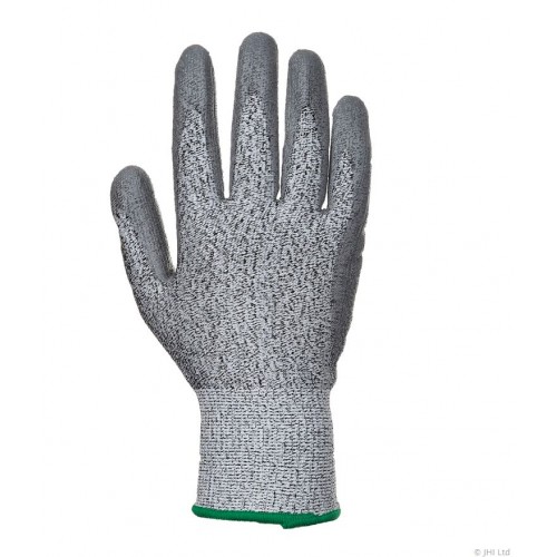 Cut 3 PU Palm Glove, Grey, Small | R