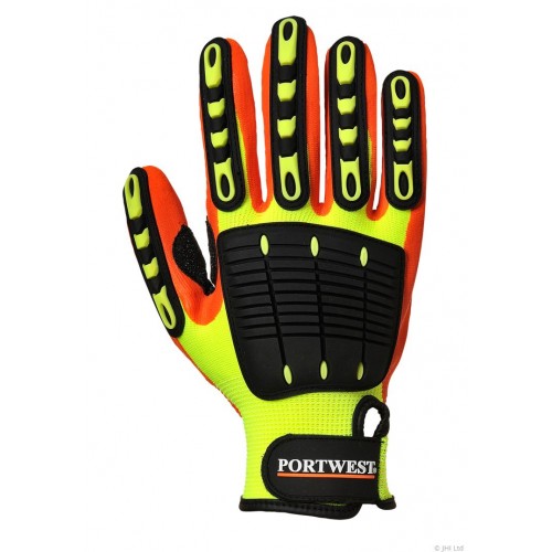  Anti Impact Grip Glove | Yellow/Orange