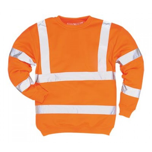 Hi-Vis Sweatshirt, Orange, Medium | R