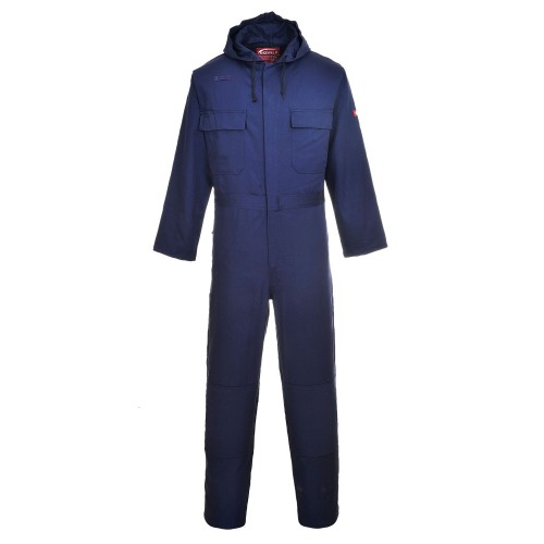 BizWeld Hooded Coverall | NAVY | SMALL