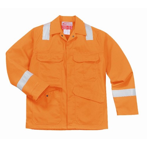FR Bizflame Plus Jacket | Orange & Navy