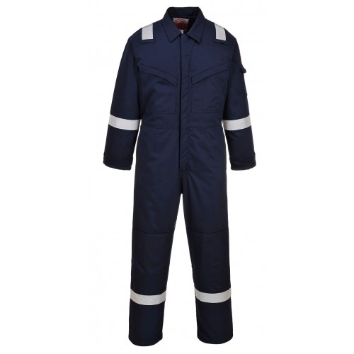 Padded Antistatic Coverall, Navy, Small | R