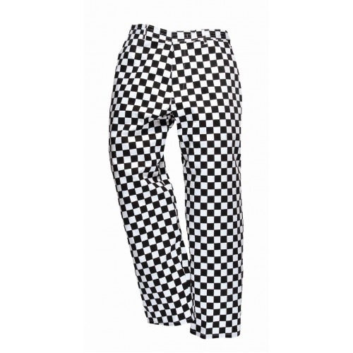 'Harrow' Chef Trousers, Chessb, Large | R