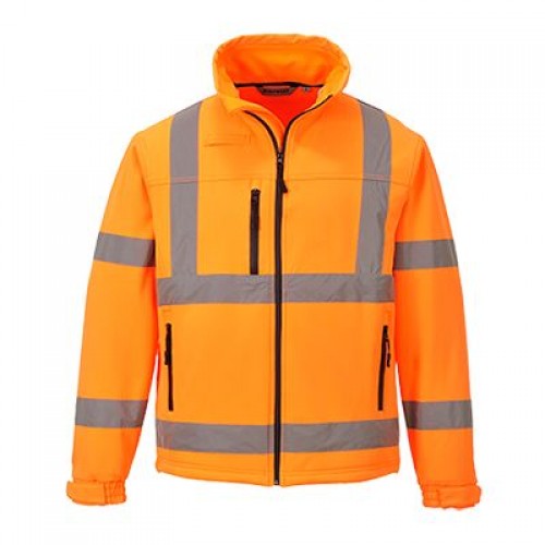 Hi-Vis Softshell Jacket | Orange | Medium
