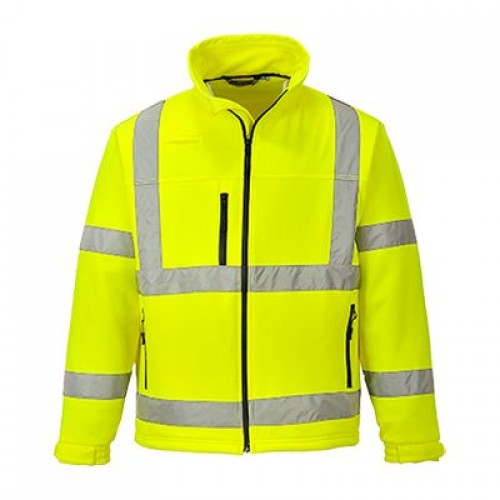 Hi-Vis Softshell Jacket | Yellow | Medium