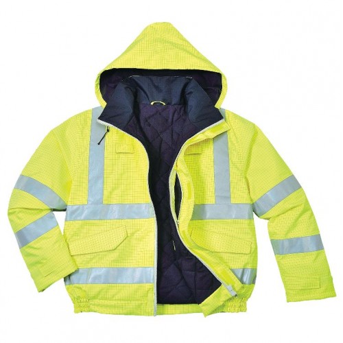 Antistatic FR Jacket, Yellow, Large | R