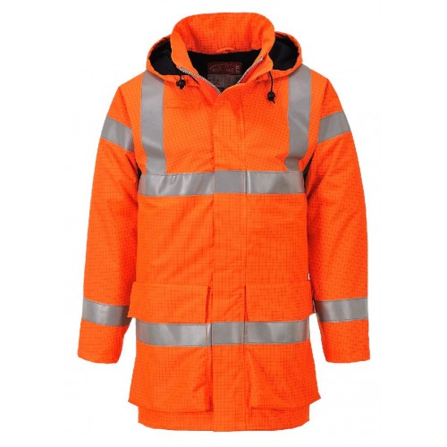 Bizflame FR Rain Jacket, Orange, Large | R