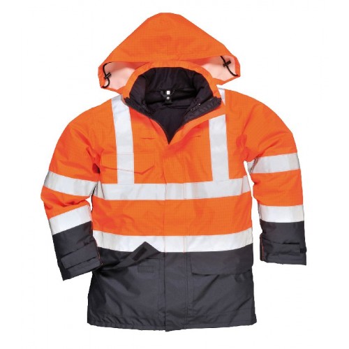 Hi-Vis Multi Protection Jacket, OrNa, Medium | R