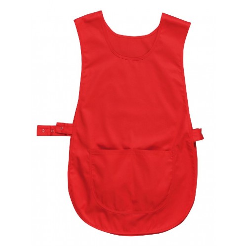 Essentials Tabard with Pocket | Red
