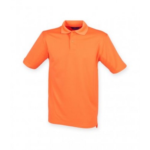 Mens Coolplus Polo Shirt | BRIGHT ORANGE / PINK 