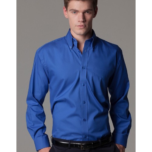 Long Sleeve Oxford Shirt | CHARCOAL | 14.5