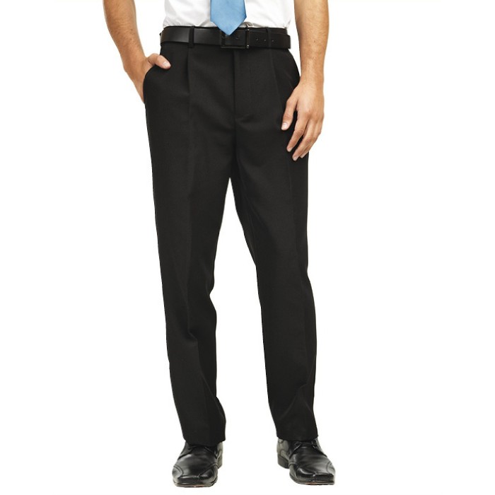 Mens Polyester Trousers | BLACK | 36R
