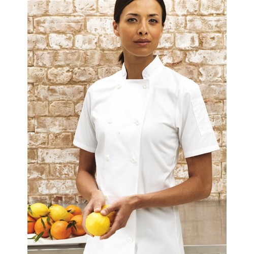 Womens S/s Chefs Jacket | WHITE | Medium