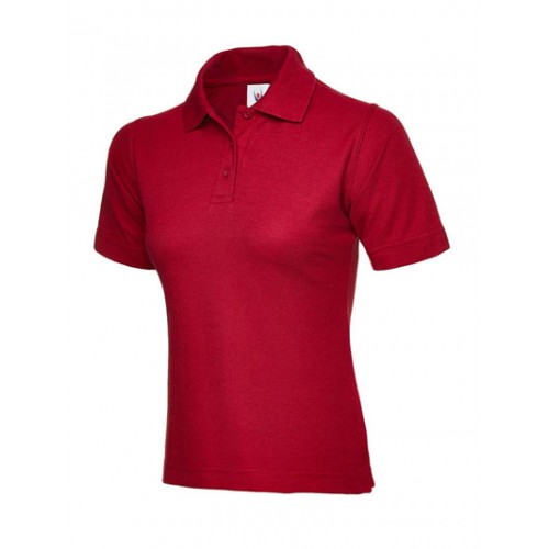 Suresafe Ladies Fitted Polo Shirt | Red | 3XL
