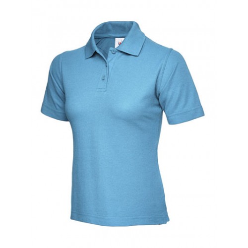 Suresafe Ladies Fitted Polo Shirt | Sky Blue | LARGE