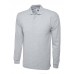 Suresafe Long Sleeved Polo Shirt | White / Heather