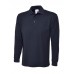 Suresafe Long Sleeved Polo Shirt | Black / Navy