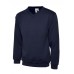 Suresafe Classic V-neck Sweatshirt | Black & Navy