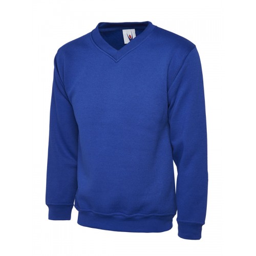 Suresafe Classic V-neck Sweatshirt | Royal Blue | LARGE