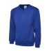 Suresafe Classic V-neck Sweatshirt | Royal Blue & Bottle Green