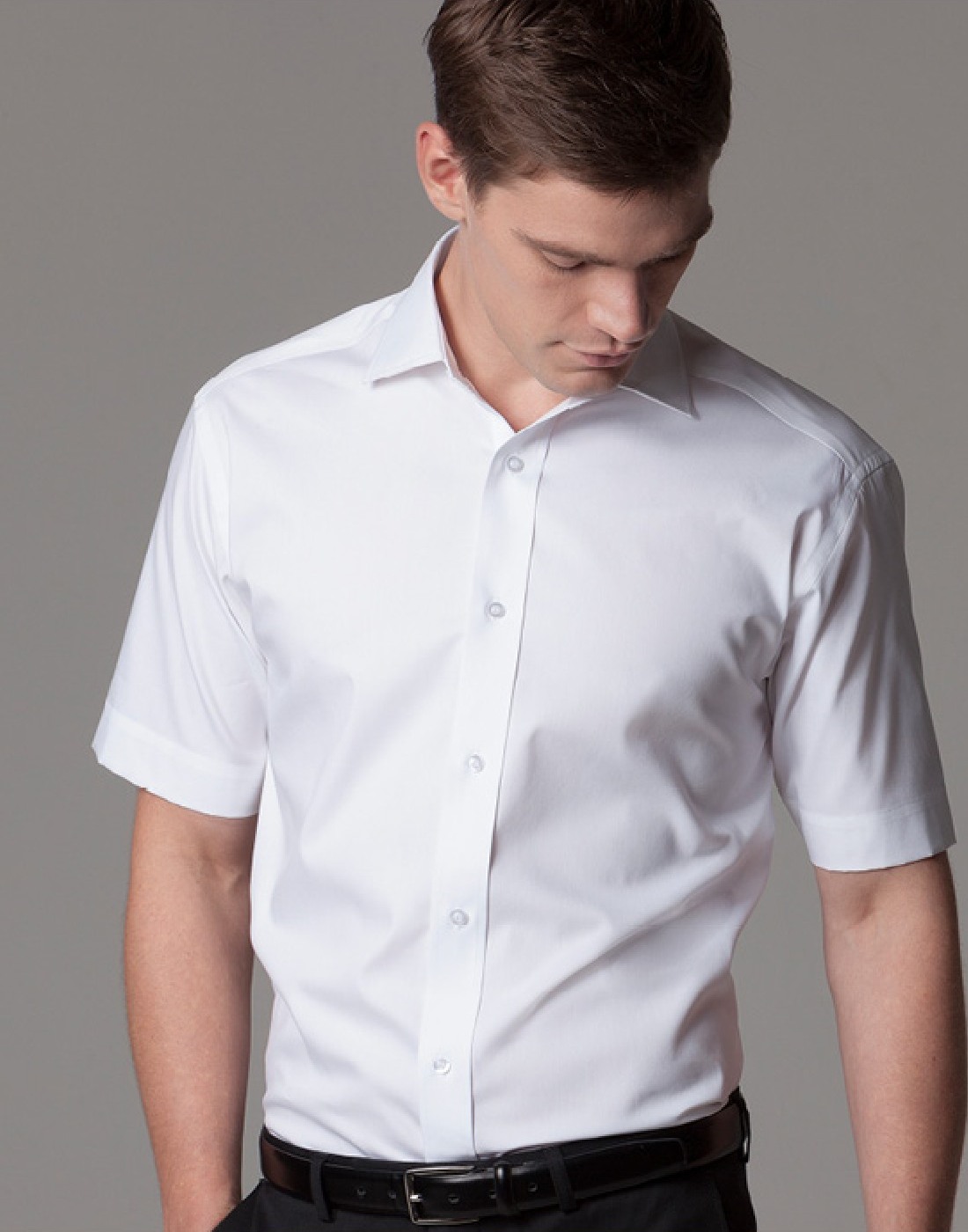 Oxford Short Sleeve Shirts | WHITE | 17