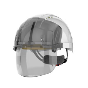 EVO® VISTAshield® Safety Helmet with Integrated Faceshield