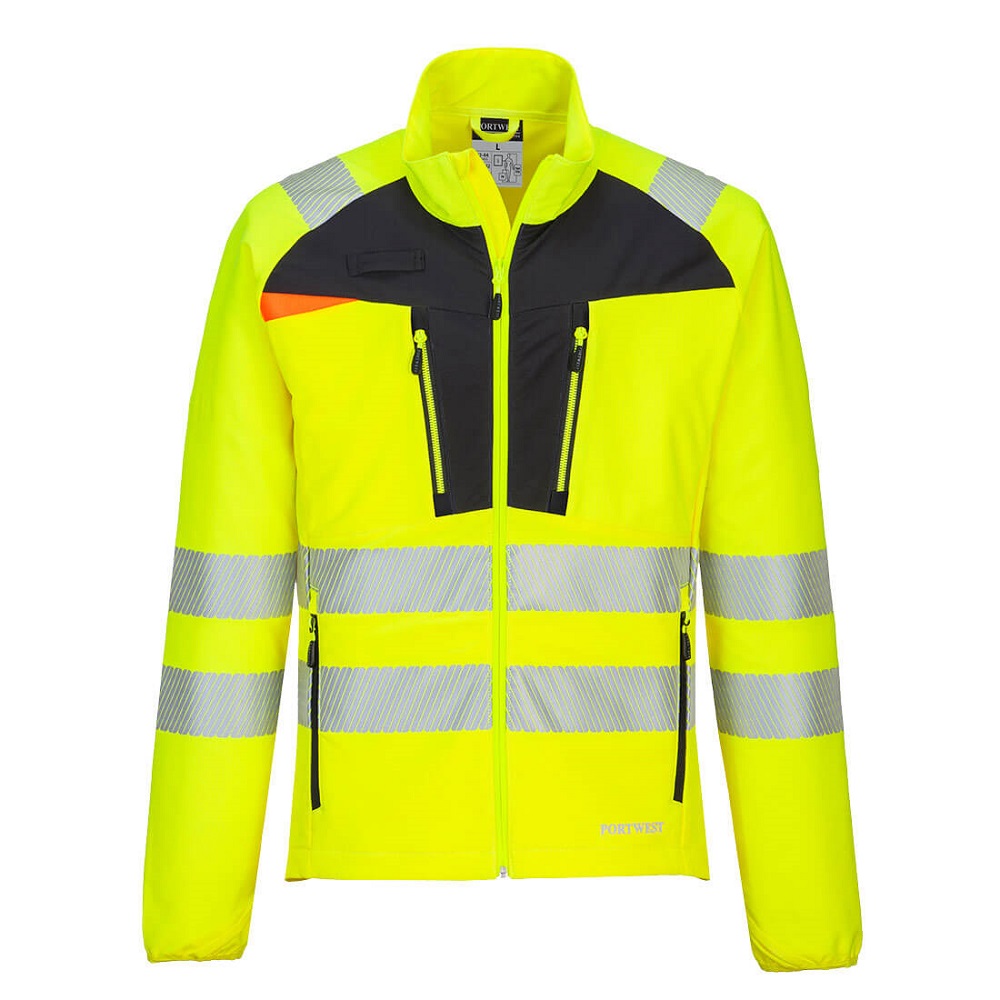 DX4 Hi-Vis Lightweight Stretch Work Jacket - Image 2