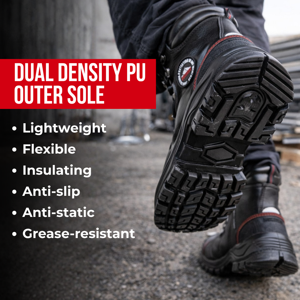 Everest Natural Leather Winter Safety Boots - Image 4